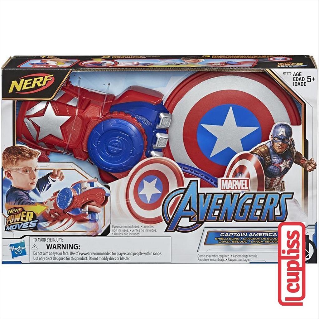 Hasbro E7375 Avengers Captain  America Nerf Power Moves