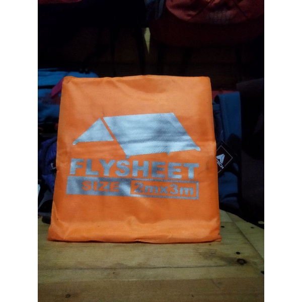 Flysheet 2x3 Meter Original Tenda Darurat Bivak