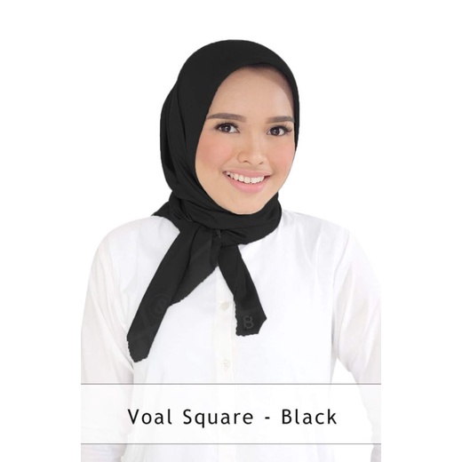 Buttonscarves Basic Voal - Jet Black