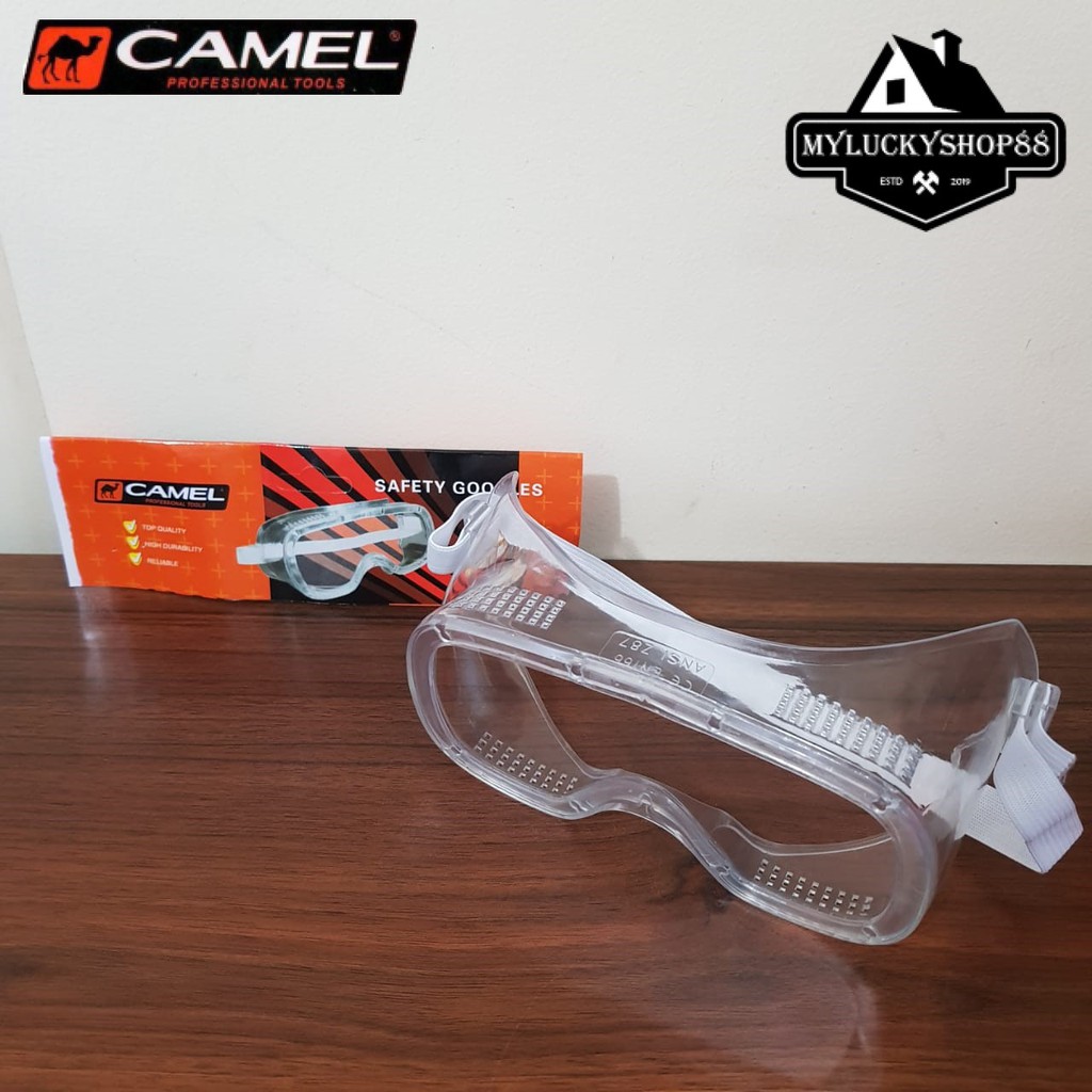 Camel Kacamata Goggle Clear Kacamata Las Safety Medis Laboratorium