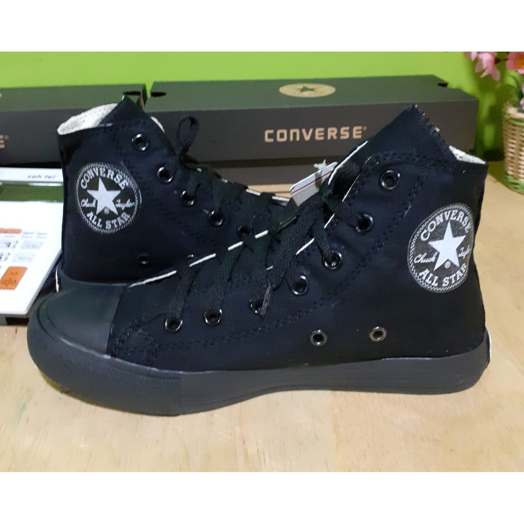 DISKON&gt;&gt;Sepatu Convers Allstar Chuck Taylor/All Star Premium/Allstar Jackpurcel - Boot Full Black