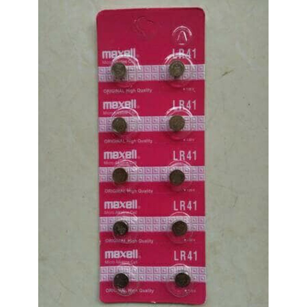 Baterai Battery Maxell LR41