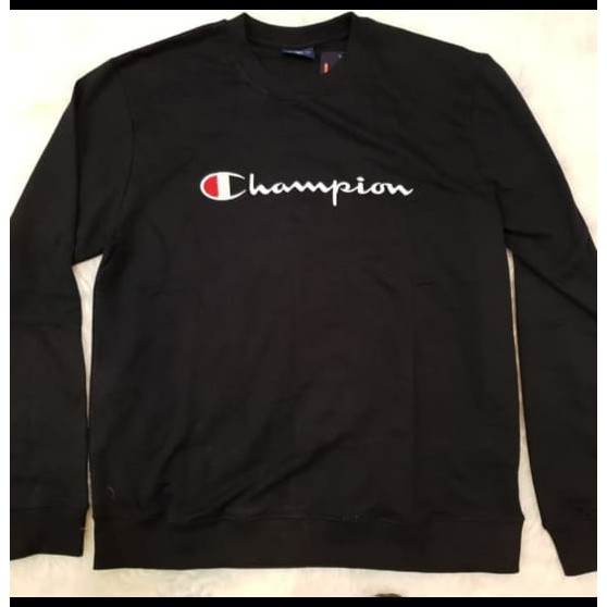 KAOS BAJU LENGAN PANJANG FASHION BRANDED GAUL MURAH CHAMPION PRIA WANITA COMBED 30S / COD