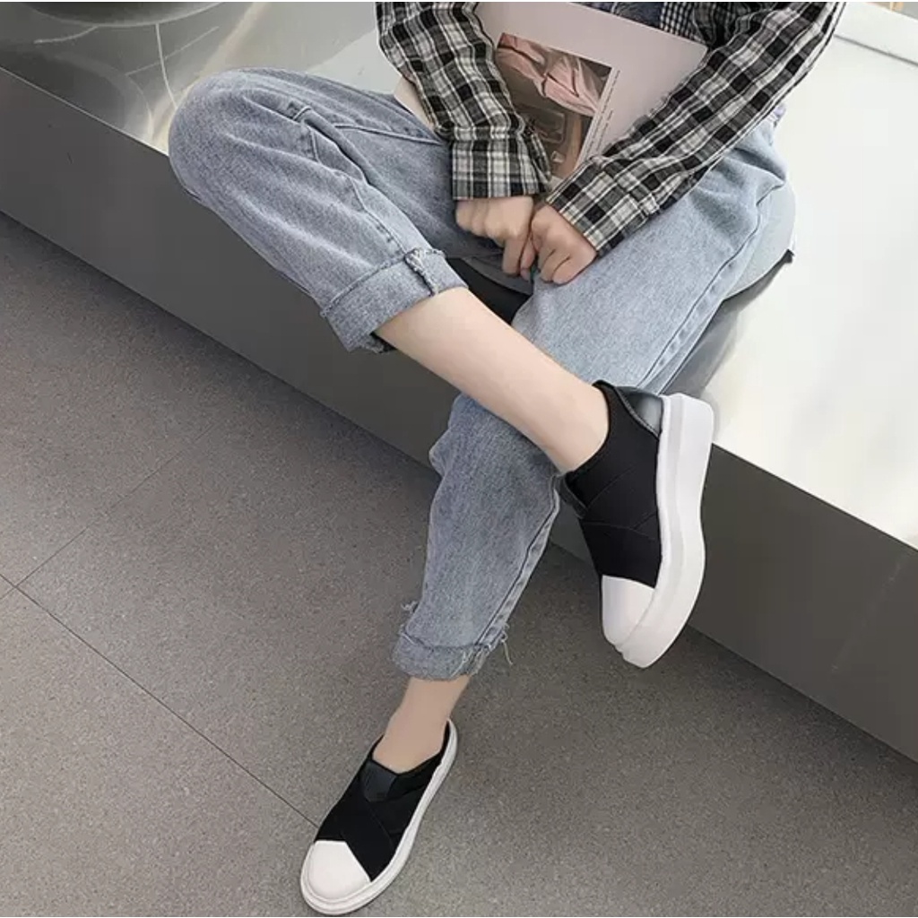 COD BAYAR DITEMPAT &gt; &gt; &gt; 2226 -  Sepatu Slip On Wanita Import