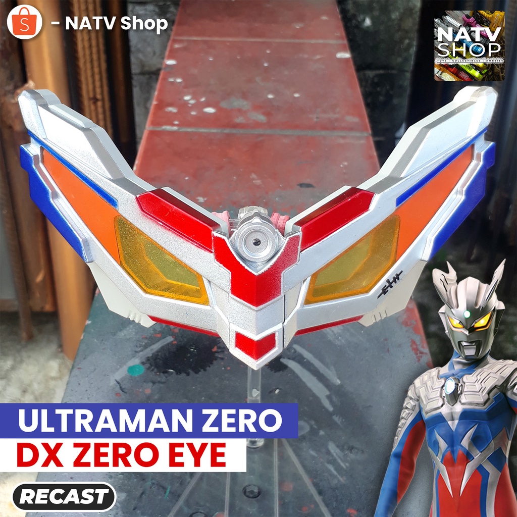 DX Ultraman Zero Eye - RECAST - Mainan Anak Spark Riser Changer Keren Alat berubah Ultramen Zero RTV