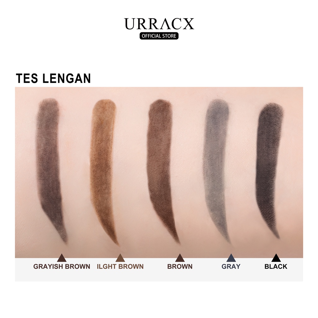 URRACX Pensil Alis Otomatis /Pensil Alis Tahan /Air Pensil Alis Untuk Pemula/Pensil Alis Tahan Warna Tahan Lama/ Eyeliner