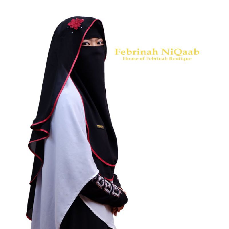 Cadar butterfly bunga exclusive By Febrinah Niqab