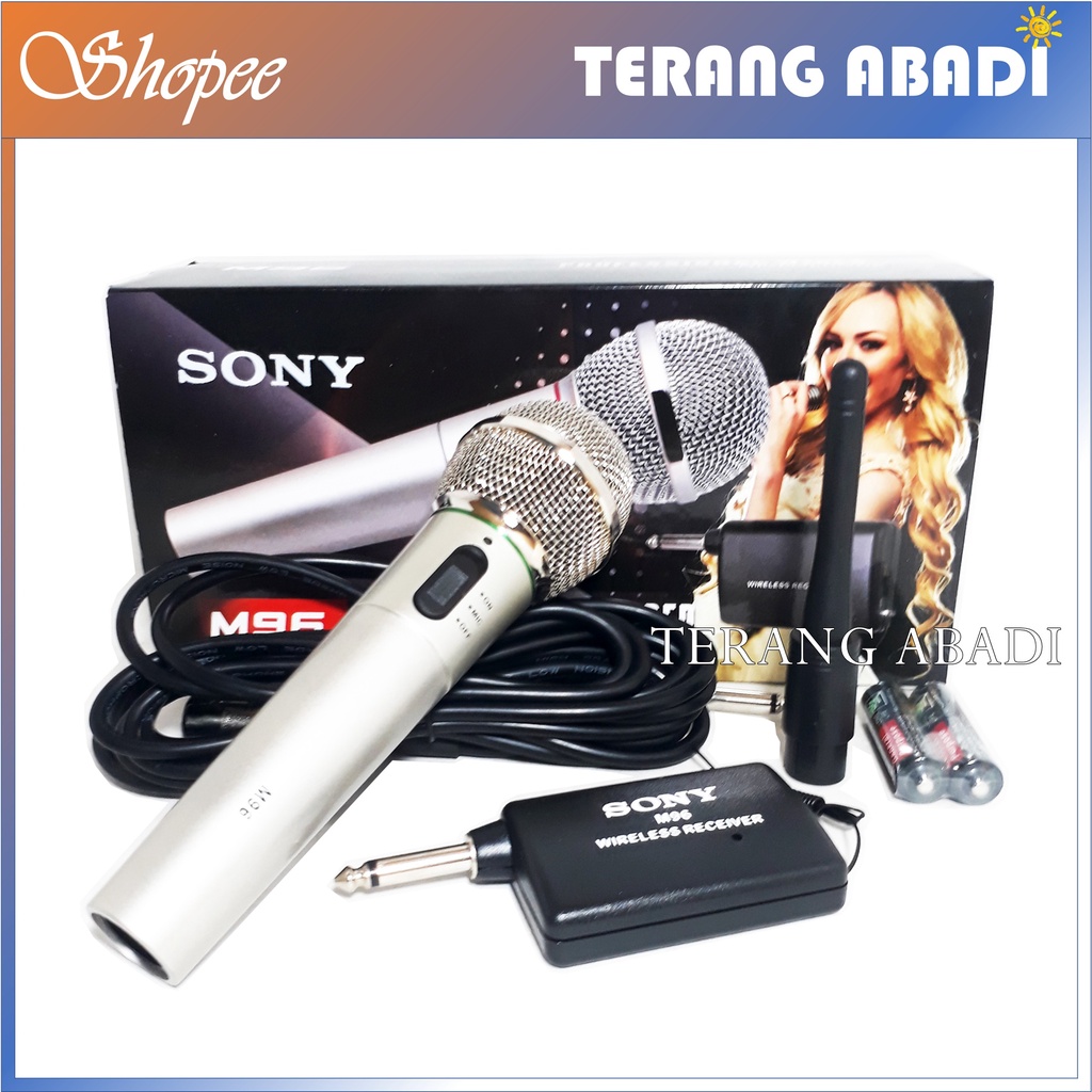 Jual Mic/Microphone SONY SN779 Single Wireless dan Kabel SONY SN779