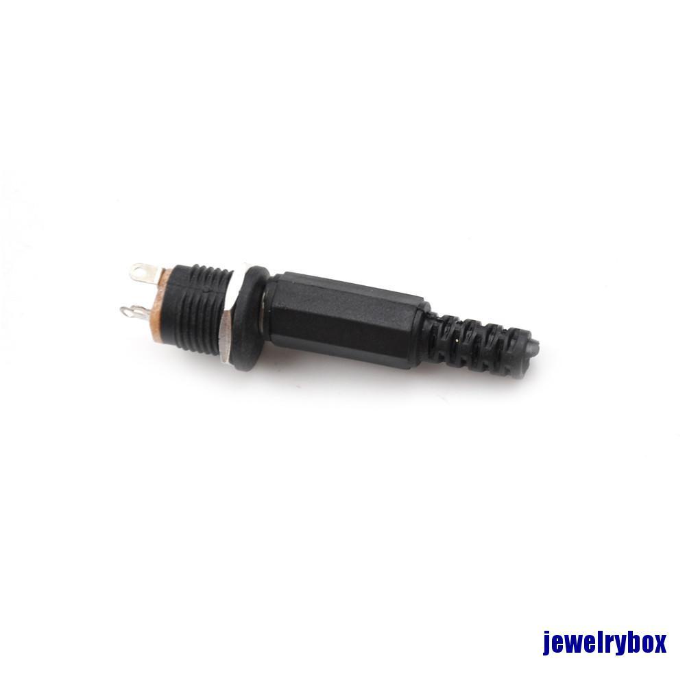 10pcs Adapter Konektor Socket Jack Female Dan Male Plug 5.5x2.5mm