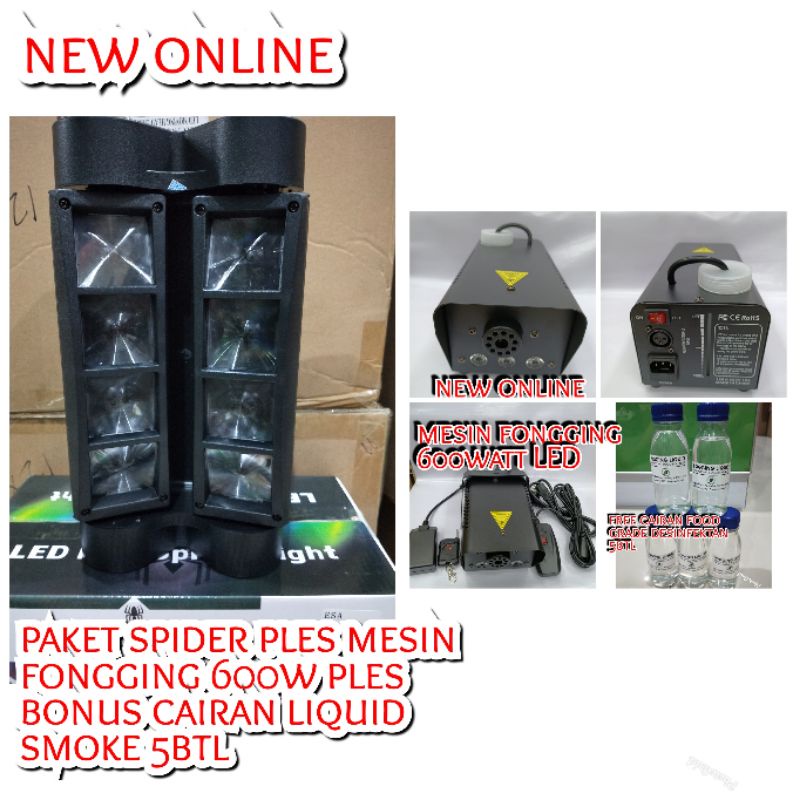 PAKET MOVING SPIDER PLES MESIN ASAP 600WATT