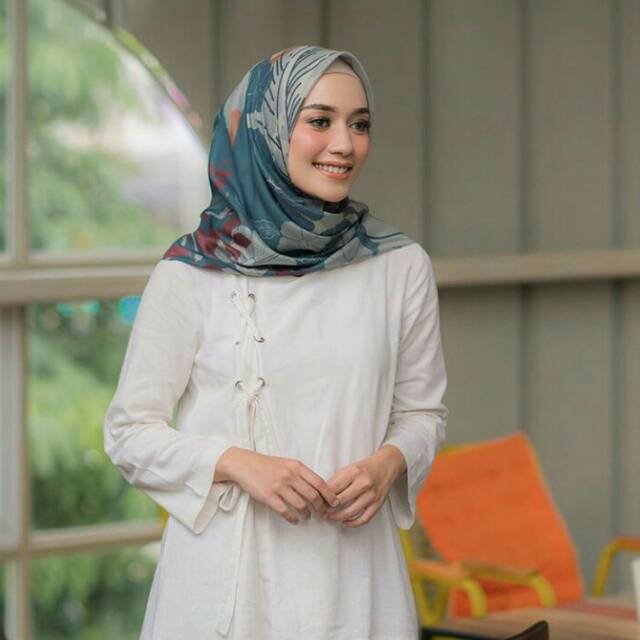 My lady Hanum hijab voal printed scarf by my lady hijab