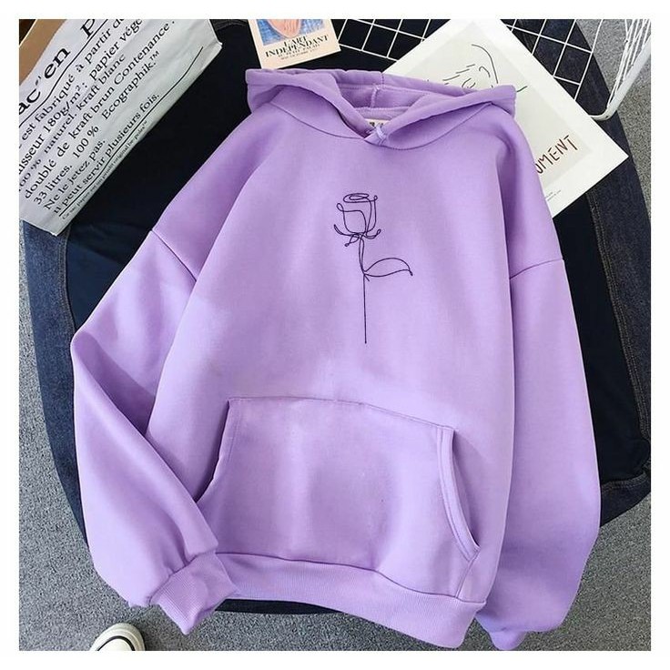 Hoodie Jumper Mawar Unisex