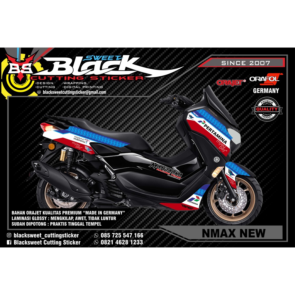 STRIPING NMAX NEW CUSTOM MANDALIKA