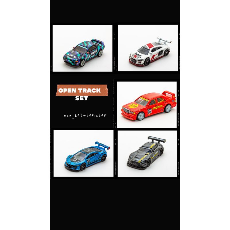 Hot Wheels Open Track SET HW Hotwheels Car Culture Mercy Amg Audi R8 Nissan Skyline Acura Mercedez