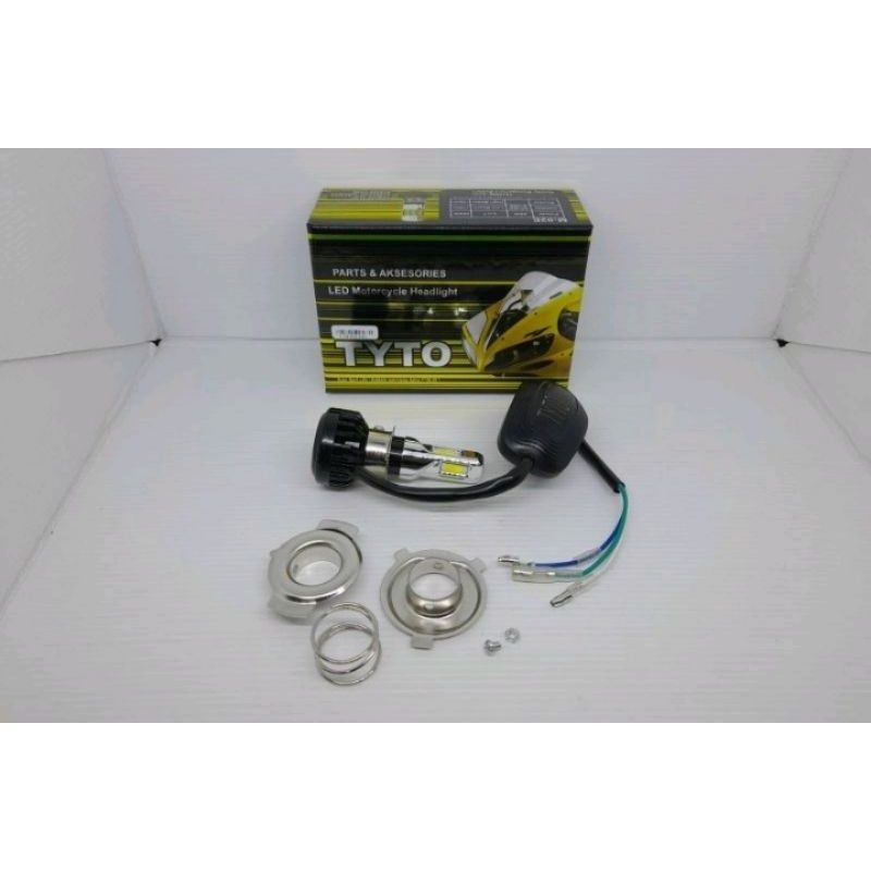 Lampu Motor Led Kipas 6 sisi 3 sisi TYTO Original