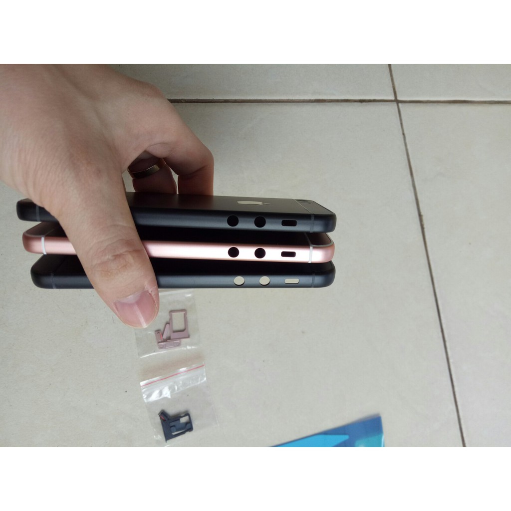 CASING/HOUSING IPONE 5S -MODEL IPONE 6G -BLACK/ROSE