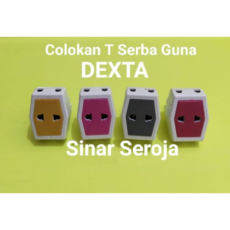 Steker T Multi Dexta / Colokan T Serba Guna