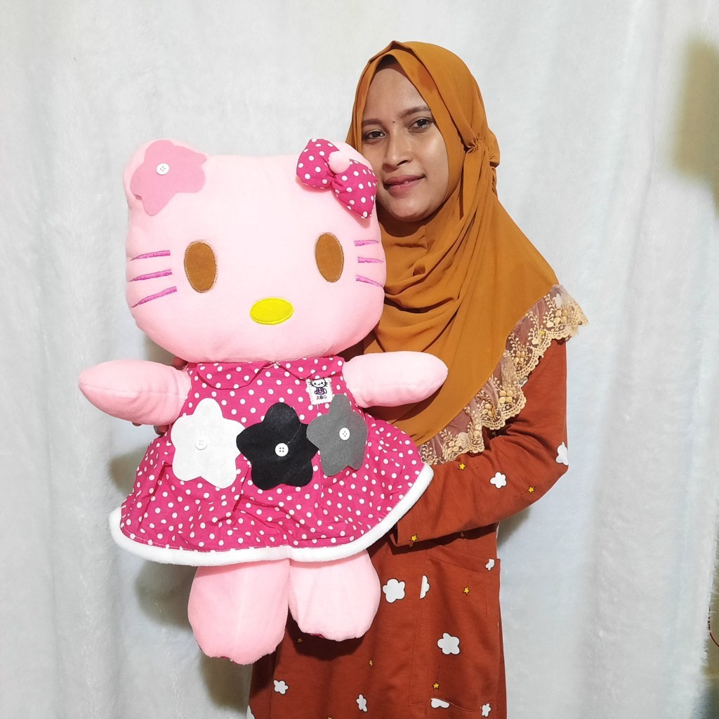 boneka beranak hello kitty XL murah anak 5