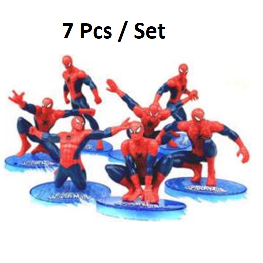 Topper Cake Hiasan Ultah Dekorasi Penghias Kue Ulang Tahun Spiderman