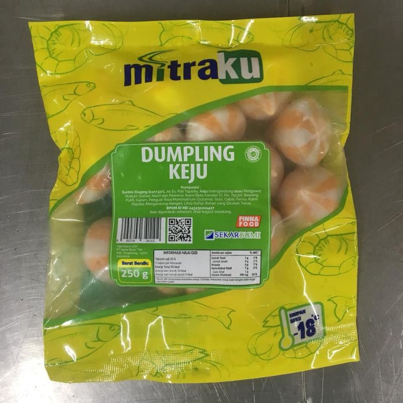 

Mitraku dumpling keju 250gr