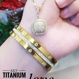 TiTanium set perhiasan wanita RC3