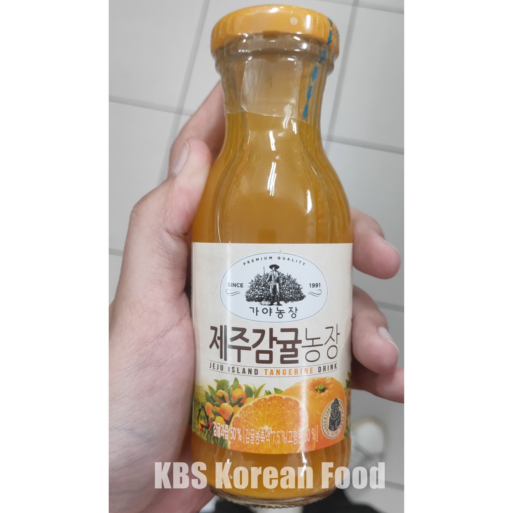 

Gaya Farm: Jeju Island Tangerine Juice / Minuman Korea Rasa Jeruk