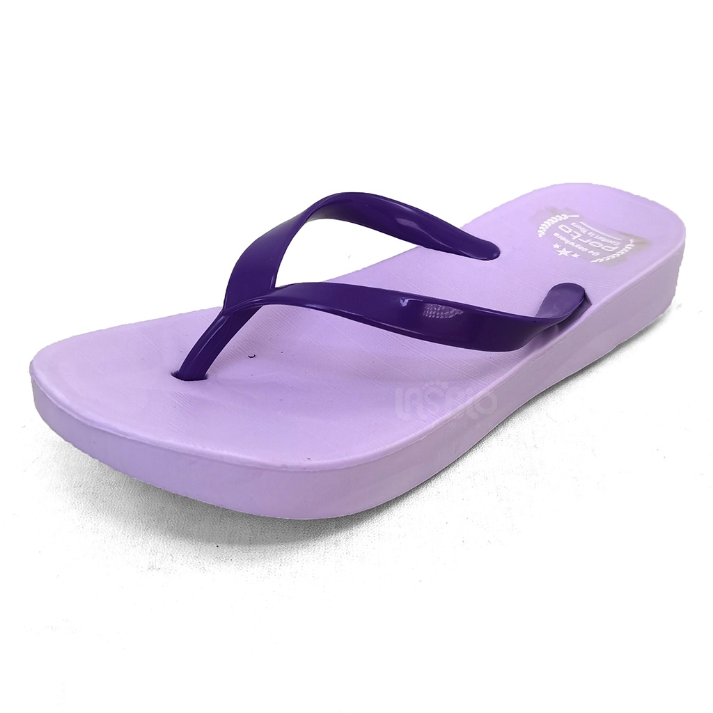 Porto Sandal Jepit Jalan Kasual Rumah Rubber Anti Slip Wanita 3030L