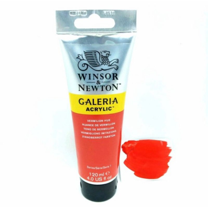 

CAT AKRILIK GALERIA ACRYLIC COLOUR 120 ML VERMILION HUE WINSOR & NEWTON