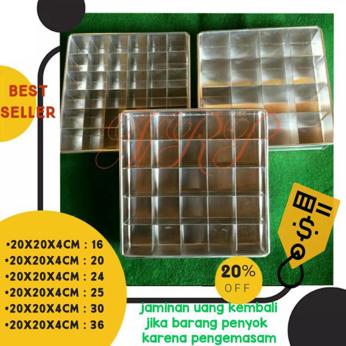 Baking / Loyang Brownies / Loyang Sekat Brownies / Loyang Brownies Sekat 20X20 - Sekat Saja, 20X20Cm