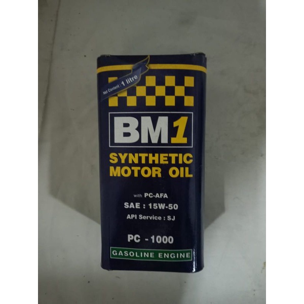 OLI BM1 1LTR SYNTHETIC MOTOR OIL GASOLINE ENGINE
