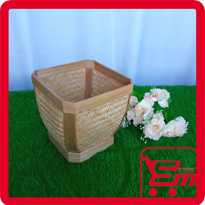BAKUL NASI BAMBU / WADAH NASI / TEMPAT NASI / CETING BAMBU