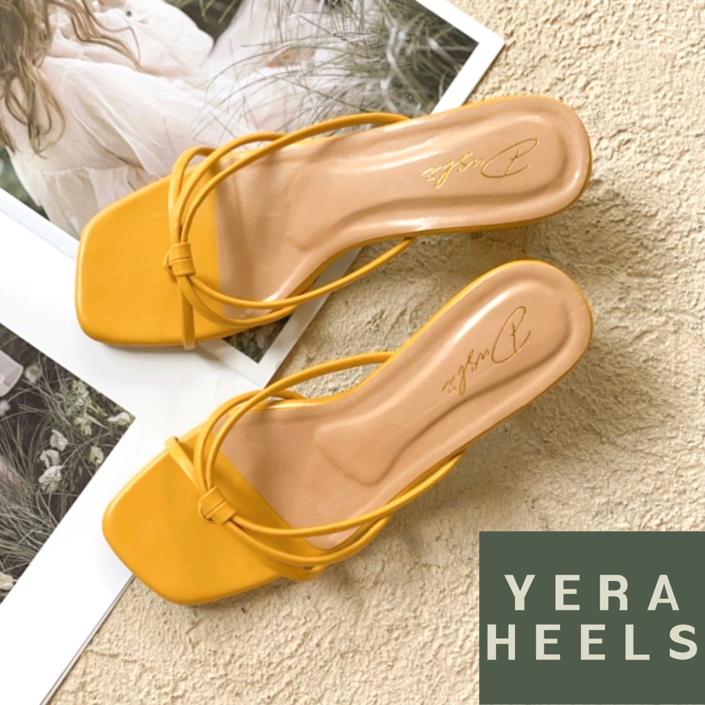 Yera heels - Sendal tali wanita hak tahu