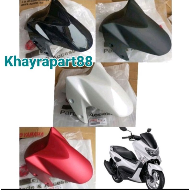 Spakbor depan Yamaha N-max Merah doff putih hitam doff