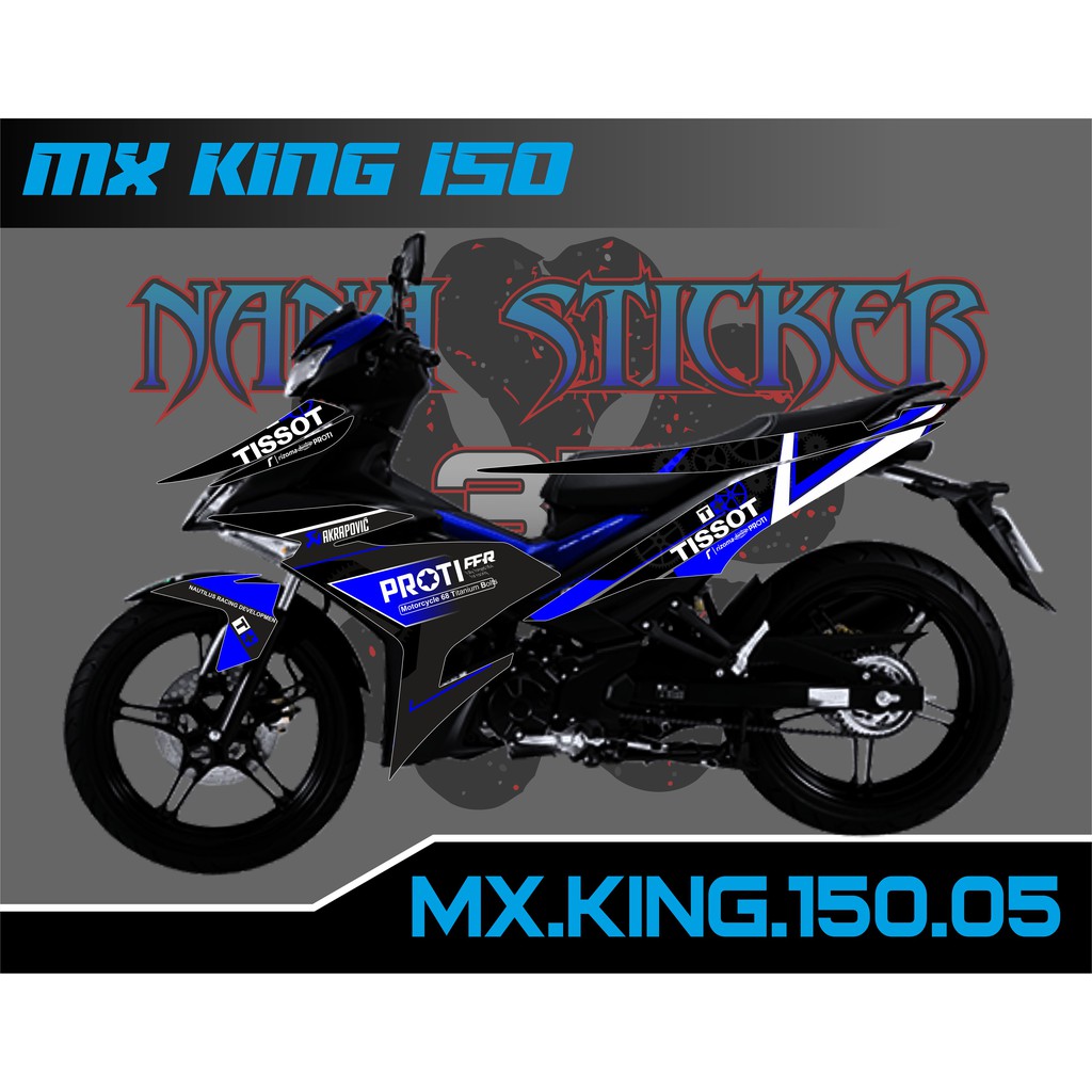 Striping MX KING 150 - Stiker MX KING 150 List Variasi Motor STICKER MX KING CODE 05