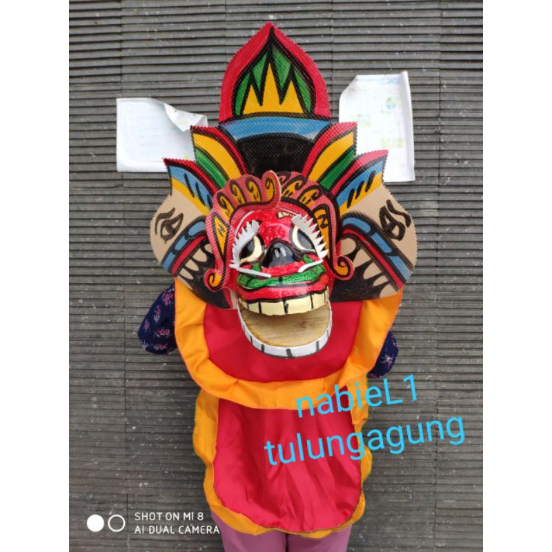 barongan spon anak paud tk