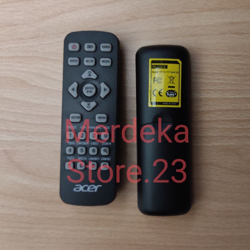 Remote Proyektor / Remot Projector ACER BS 320/ BS 320P/BS 120PV DLL - Baru