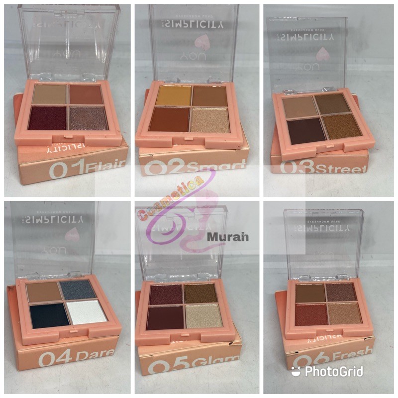 SALE - You the simplicity eyeshadow quad x / you eyeshadow isi 4 quad