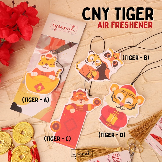 SYSCENT Air Freshener CNY IMLEK TIGER 2022 (PARFUM MOBIL / PARFUM RUANGAN)