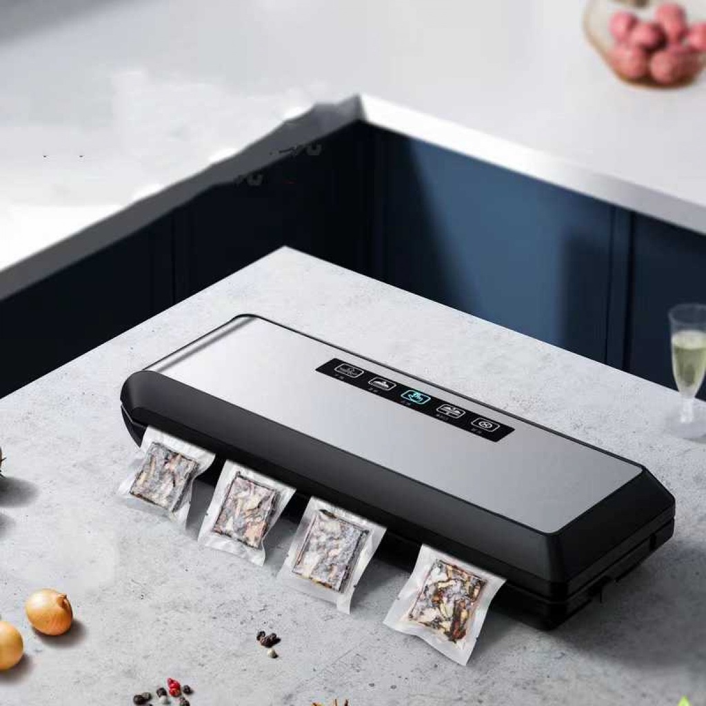 Pompa Vacuum Sealer Makanan Automatic Sealing Machine 80 KPA 110W