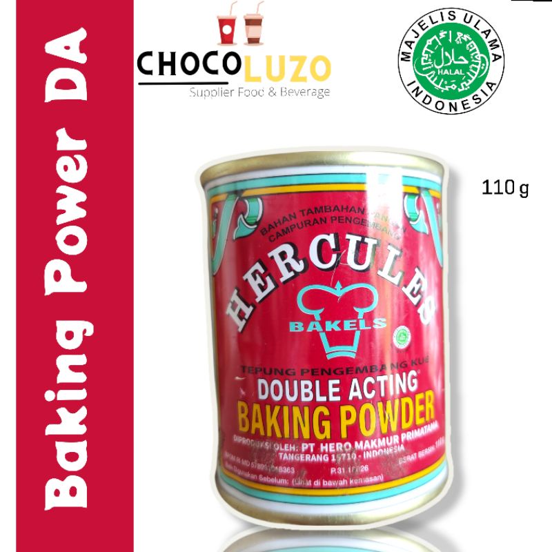 

Baking Powder Hercules Double Acting kemasan kaleng 110gr