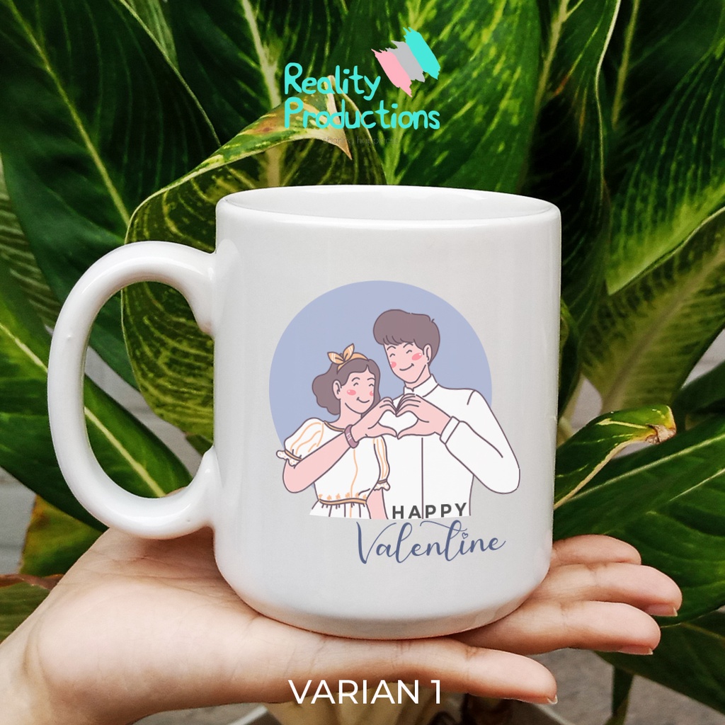 Hampers Mug Valentine untuk Hadiah Pacar atau Pasangan