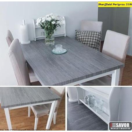 

Promo Flash Sale Wallpaper Sherffield Perlgrau 3186 ( Cutting Sticker/ Contact paper / Sticker