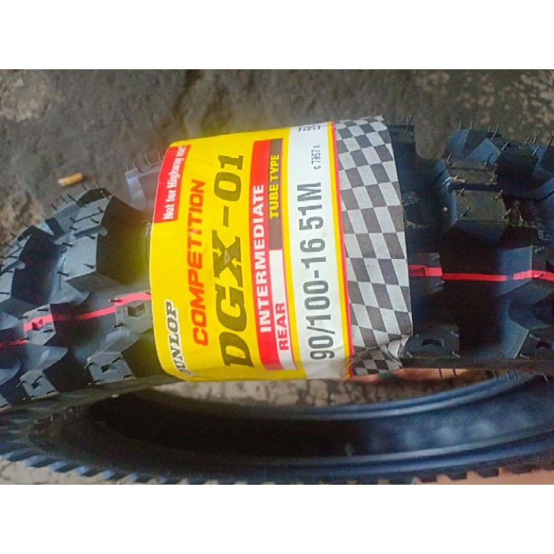 ban trail Dunlop dgx-01 ring 16 ukuran 90-100/16