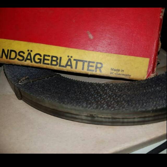 Gergaji Pita Metal Bandsaw geblatter Bandsaw Blade Made in W-Germany