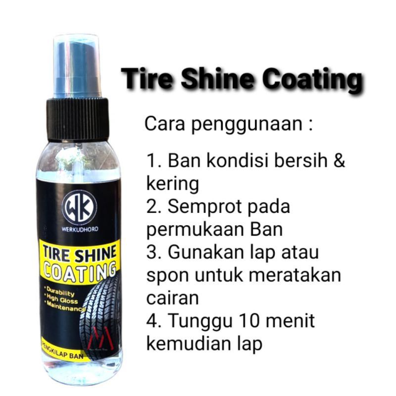 Penghitam Ban Tire Shine Coating / Semir Ban / Pengkilap Ban