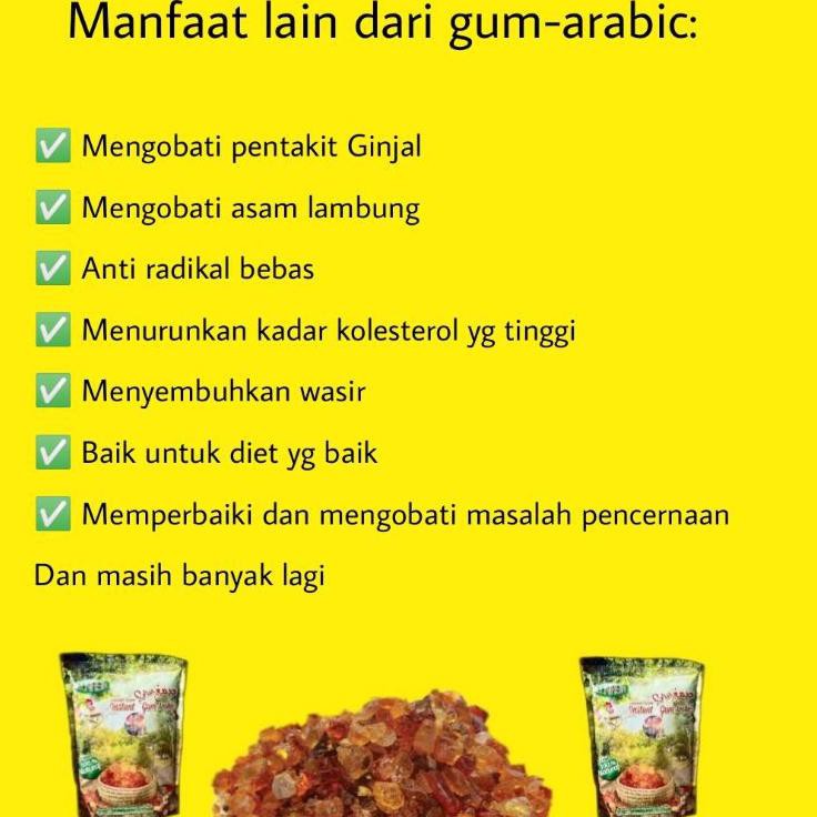 

Ready Gum Arabic Powder / Getah Arab / Acaica Gum / Gom Arab | Asli Sudan Terbaru