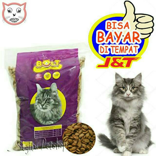 MAKANAN KUCING BOLT TUNA REPACK 500 GRAM