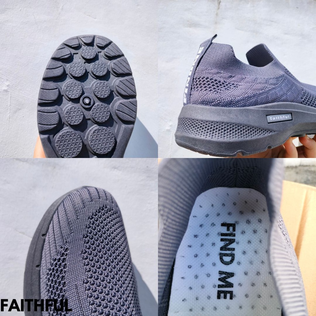 SNEAKERS PRIA KECE SEPATU TRAVELING SIMPLE MUDAH DICUCI KUALITAS IMPORT FAITHFUL