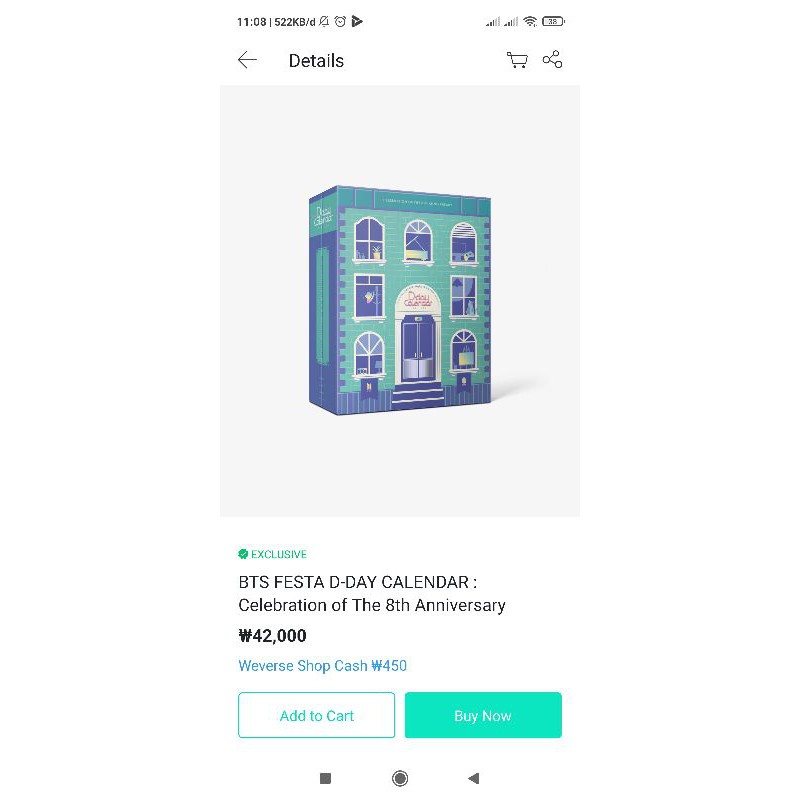 BTS FESTA 2021 DDAY CALENDER