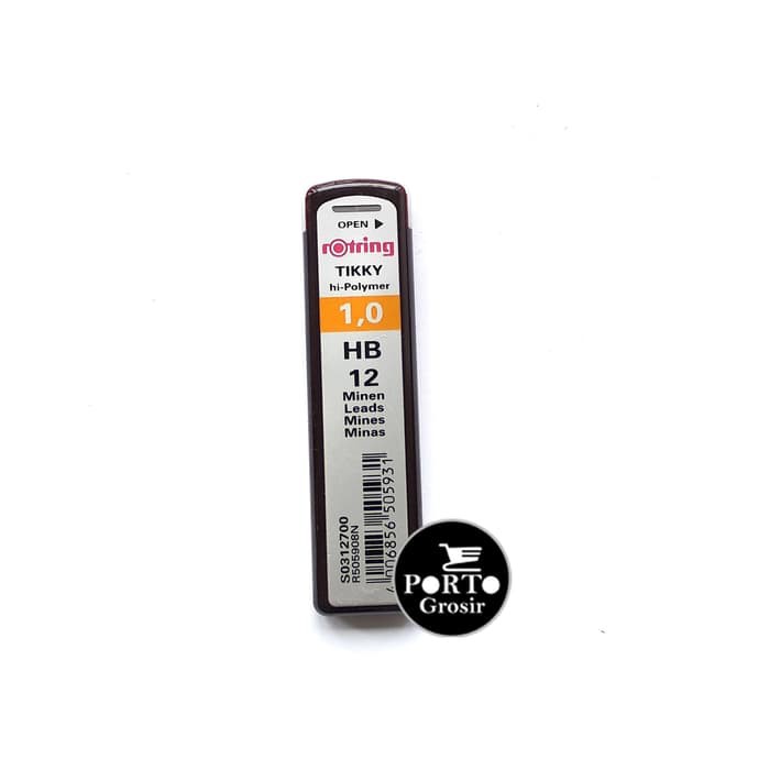

Rotring Tikky Hi- Polymer Isi Pensil 1.0 HB isi pensil mekanik 1.0 HB Diskon